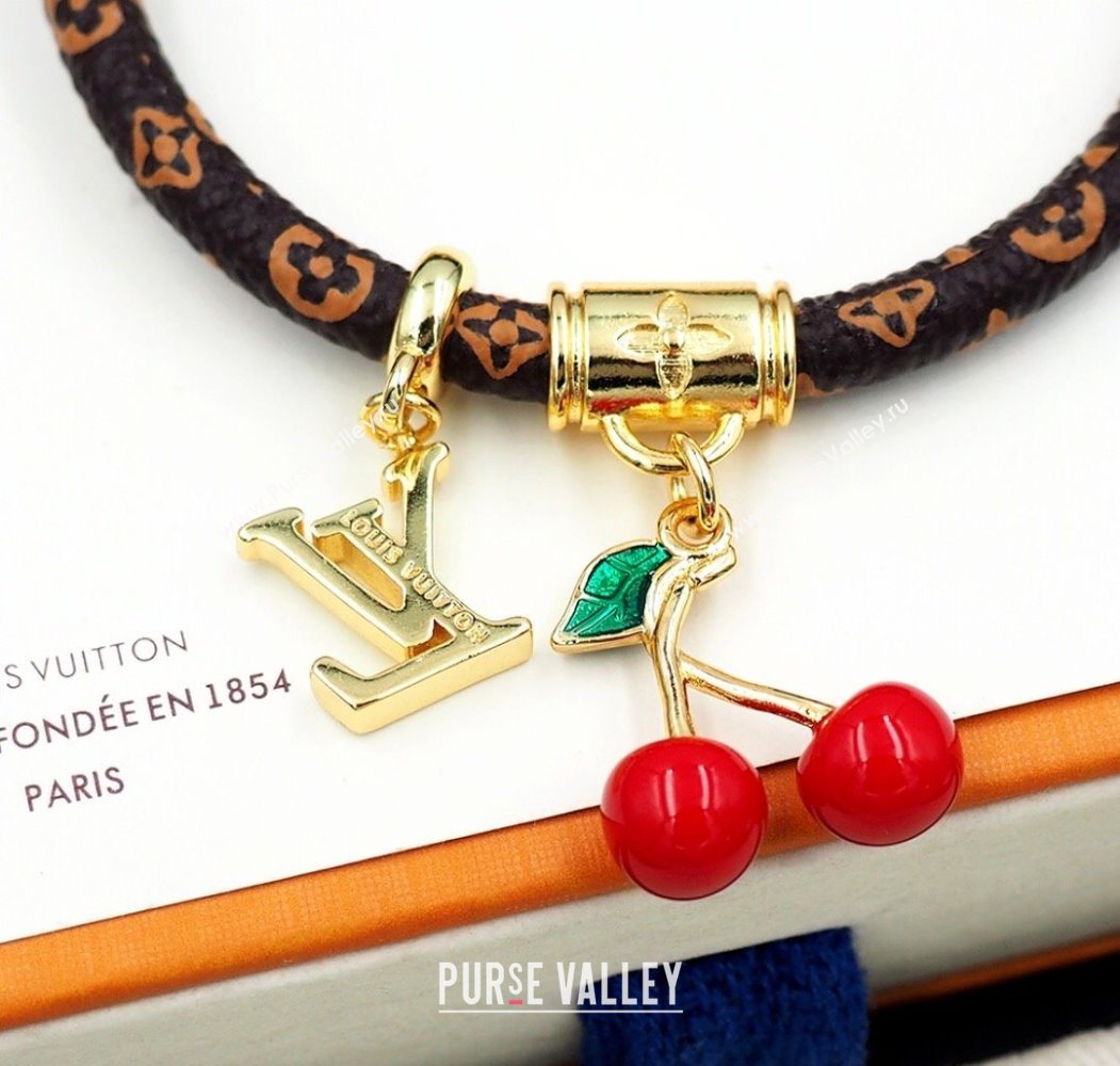 Louis Vuitton LV x TM Cerise Cherry Bracelet 2025 M8977Z (YF-250721124)
