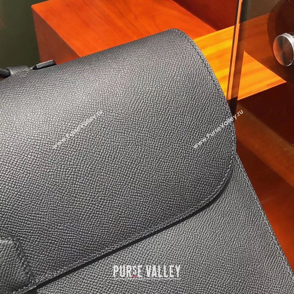 Hermes Sac a Depeches 38 Briefcase in Epsom Leather Black 2024(Full Handmade) (XYA-24082104)