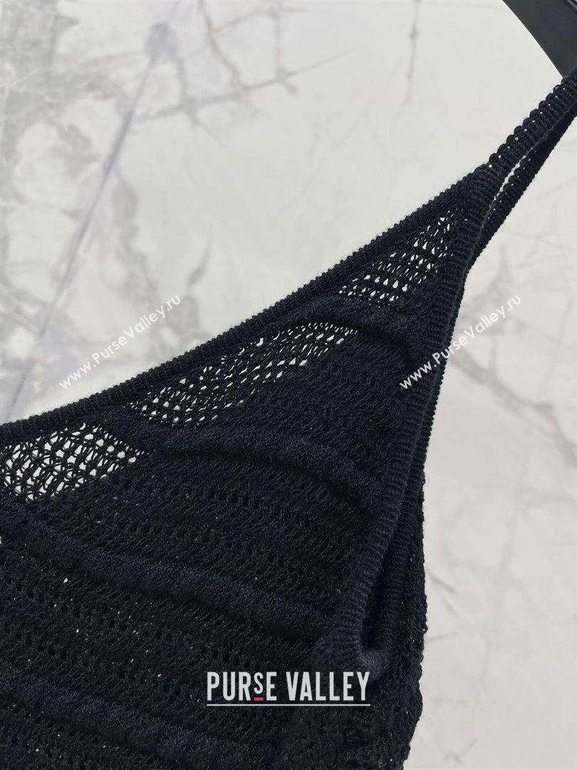 Self-Portrait Knit Dress S042614 Black 2024 (Q-24042614)