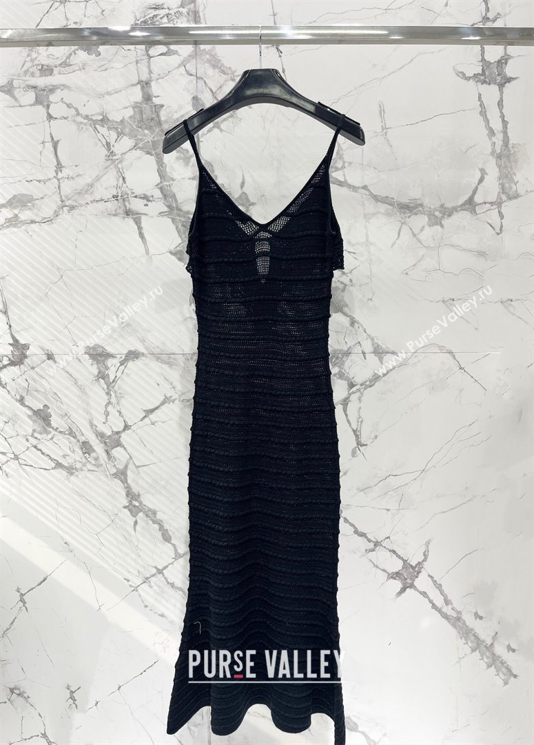 Self-Portrait Knit Dress S042614 Black 2024 (Q-24042614)