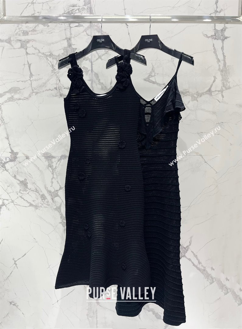 Self-Portrait Knit Dress S042614 Black 2024 (Q-24042614)