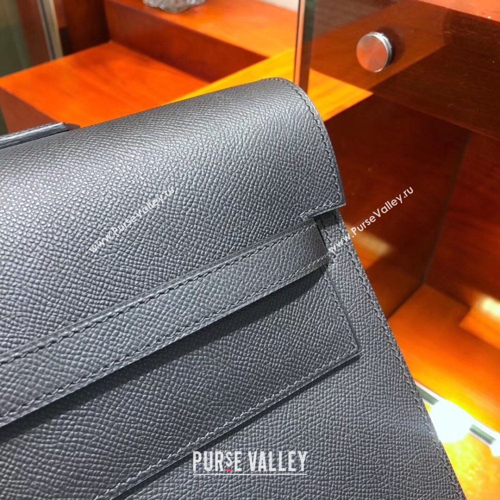 Hermes Kelly 38 Briefcase in Epsom Leather Black 2024(Full Handmade) (XYA-24082111)