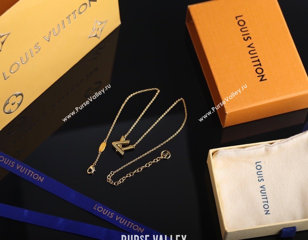 Louis Vuitton Go-14 LV Twist Pendant Necklace 2025 (YF-250726001)