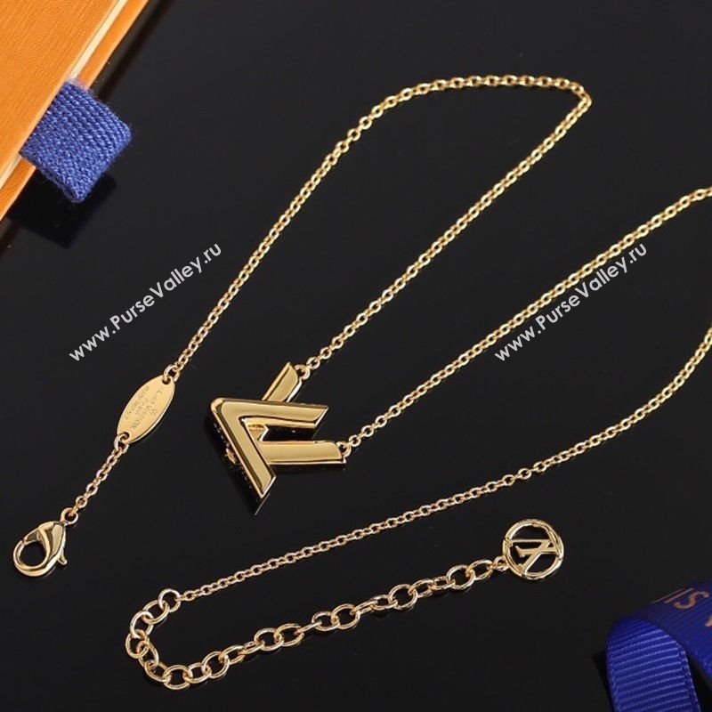 Louis Vuitton Go-14 LV Twist Pendant Necklace 2025 (YF-250726001)