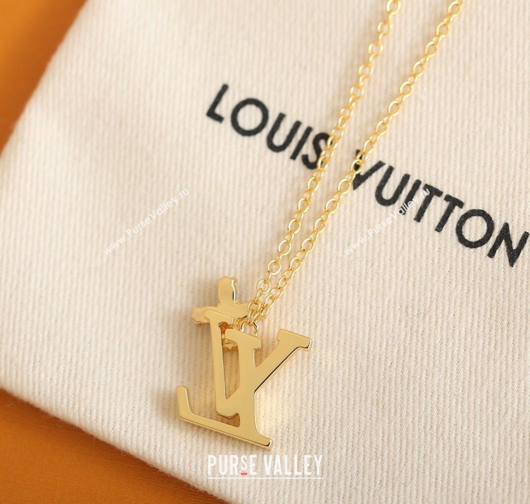 Louis Vuitton LV Iconic Flower Pendant Necklace with Strass 2025 (YF-250726002)