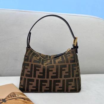 Fendi Mini FF Hobo Bag Brown 2020 (AFEI-20123102)