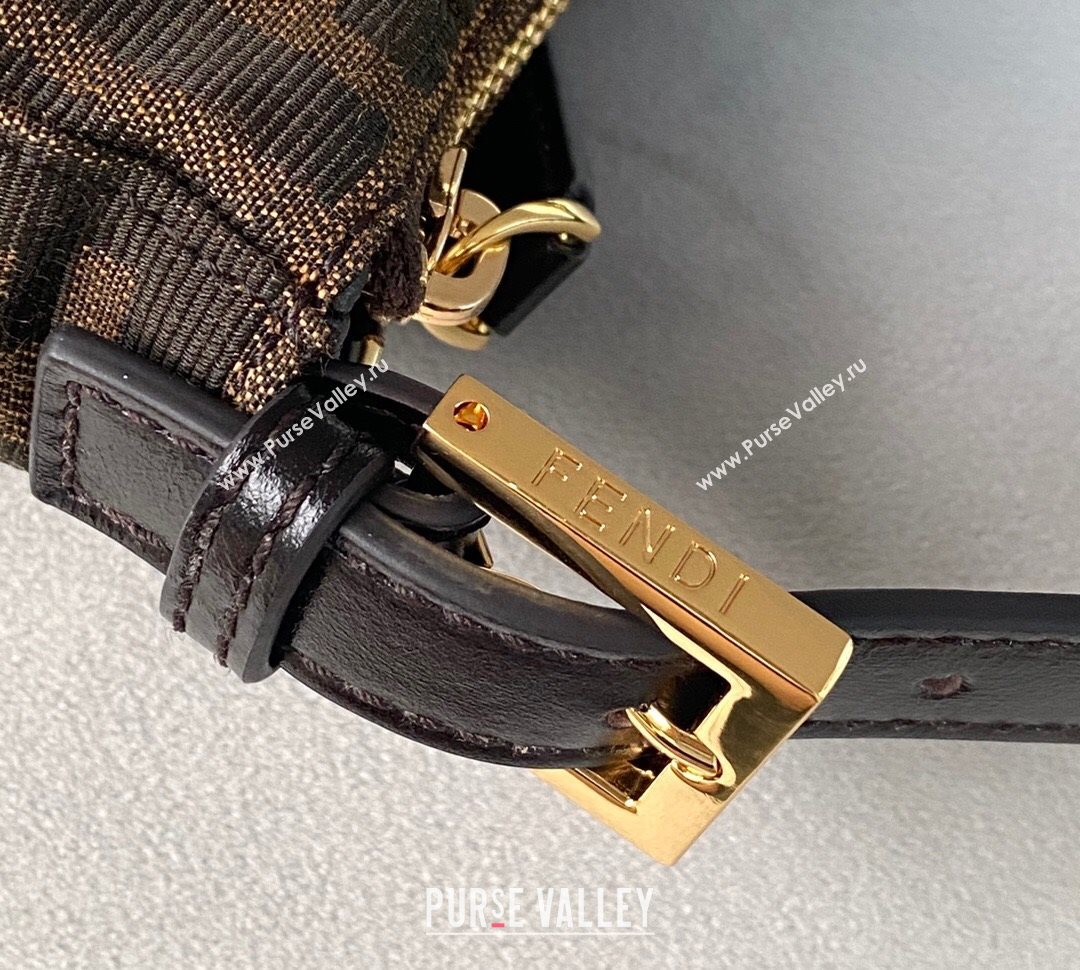 Fendi Mini FF Hobo Bag Brown 2020 (AFEI-20123102)