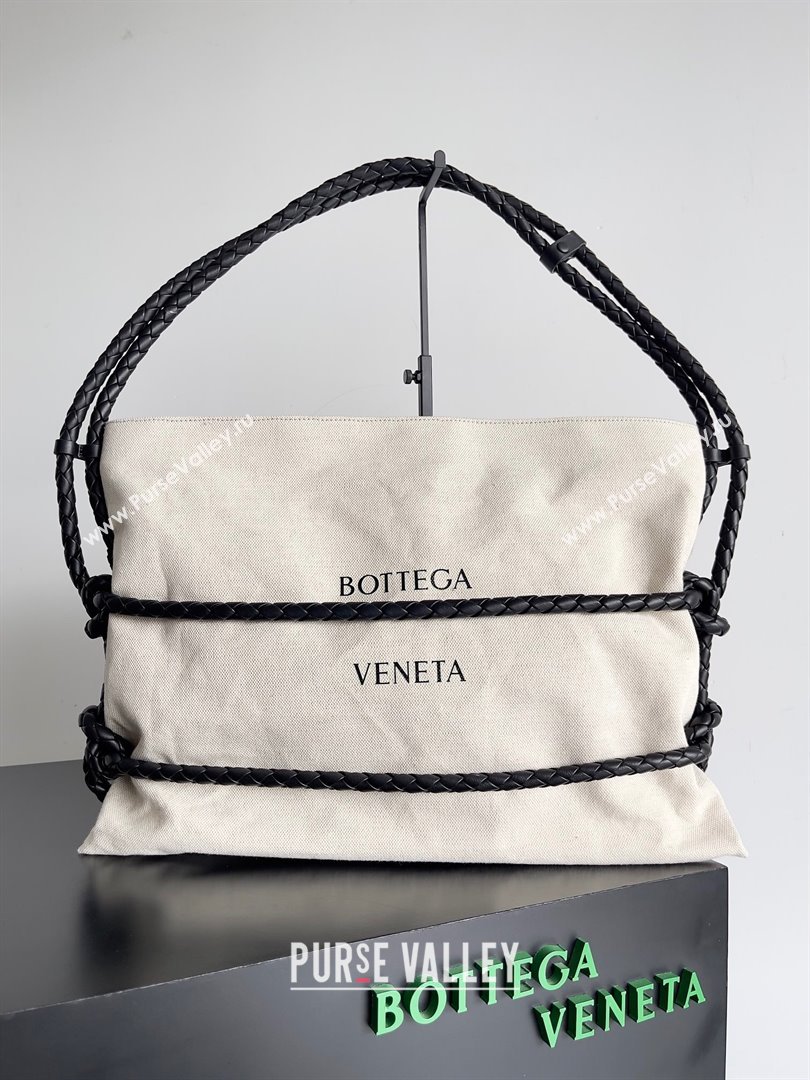 Bottega Veneta Canvas Tote Bag BV101717 White 2023 (MS-23101717)