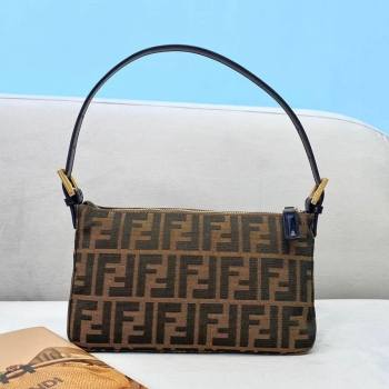 Fendi Small FF Hobo Bag Brown 2020 (AFEI-20123103)