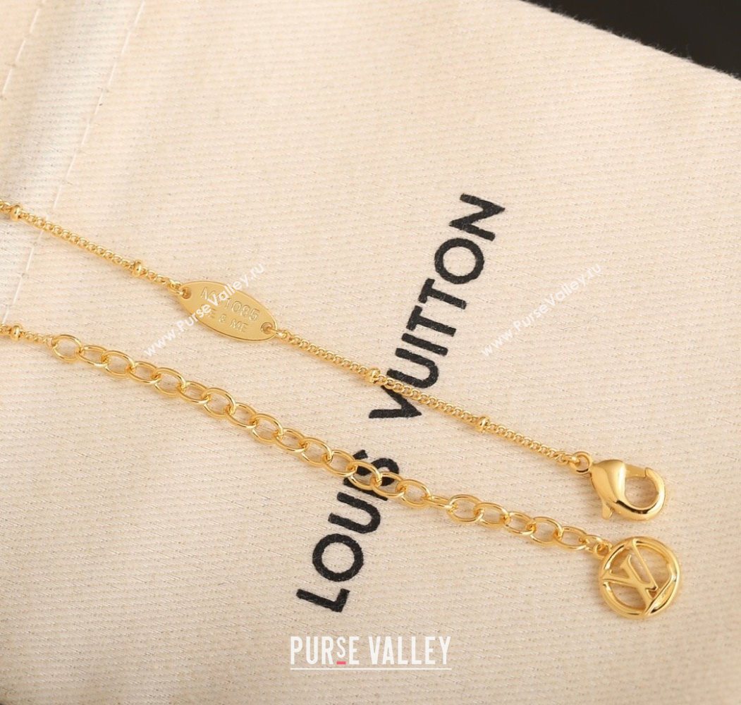 Louis Vuitton Blooming Heart Pendant Necklace 2025 (YF-250726003)