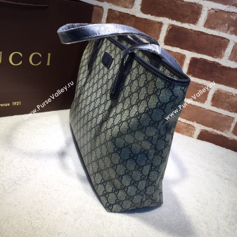 Gucci GG Canvas Tote Bag 211137 Blue 2024 (DLH-240522037)