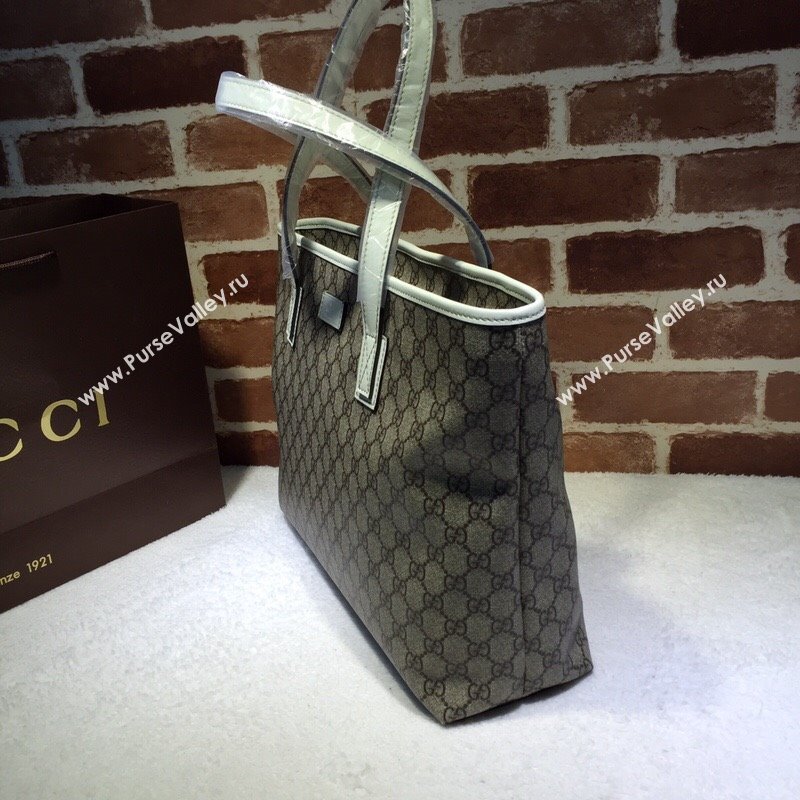 Gucci GG Canvas Tote Bag 211137 White 2024 (DLH-240522036)