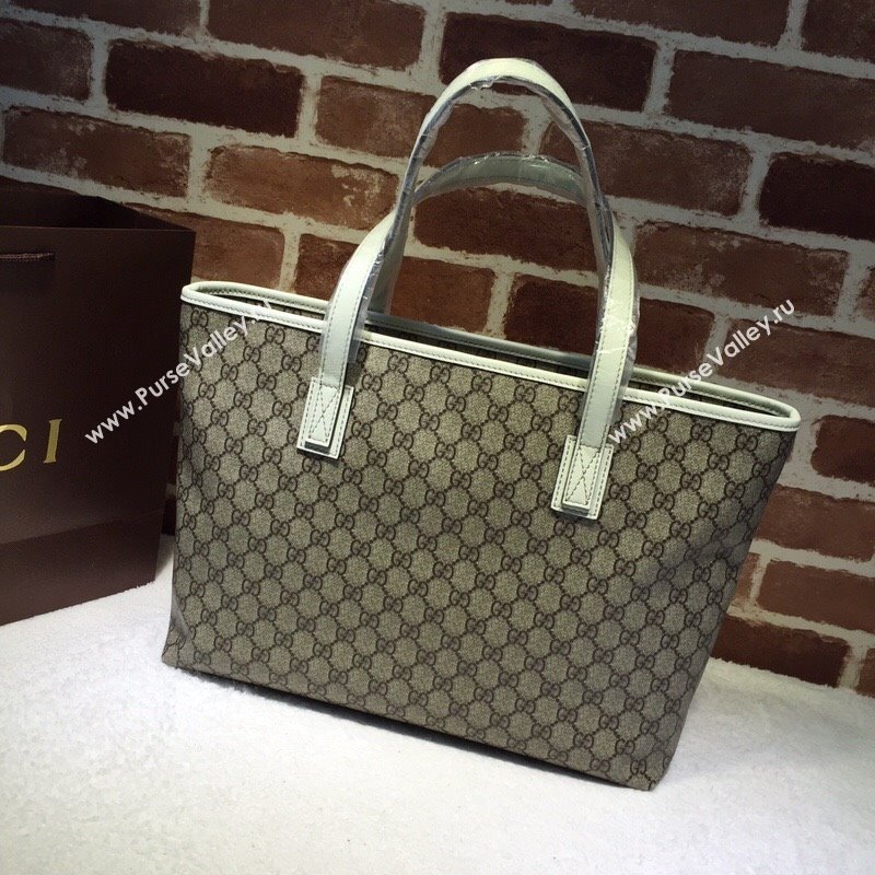 Gucci GG Canvas Tote Bag 211137 White 2024 (DLH-240522036)