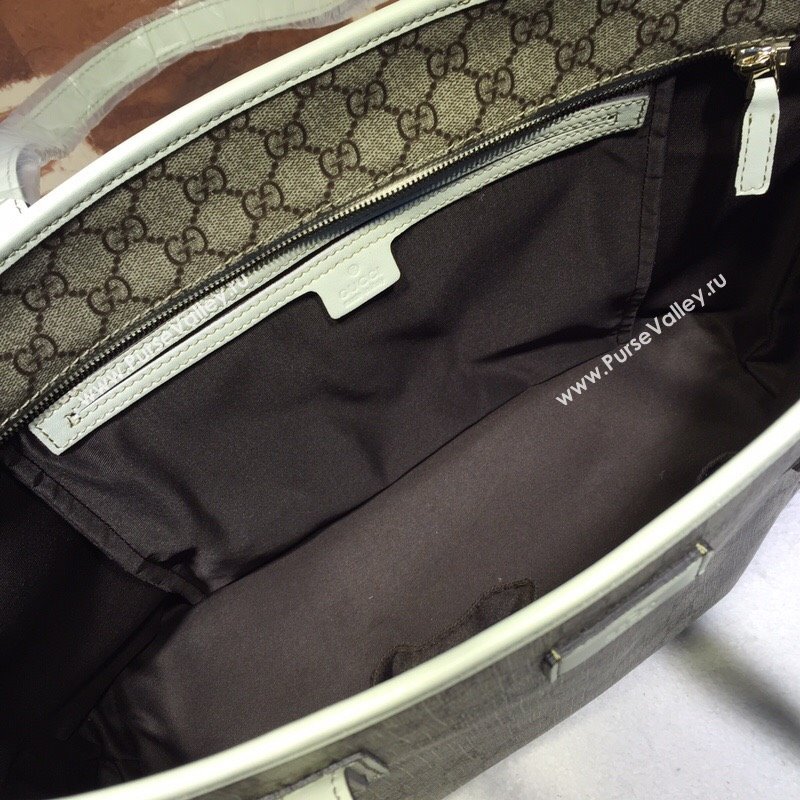 Gucci GG Canvas Tote Bag 211137 White 2024 (DLH-240522036)