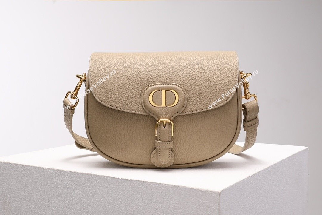 Dior Medium Dior Bobby Bag in Grained Calfskin Beige 2024 (DMZ-24073101)