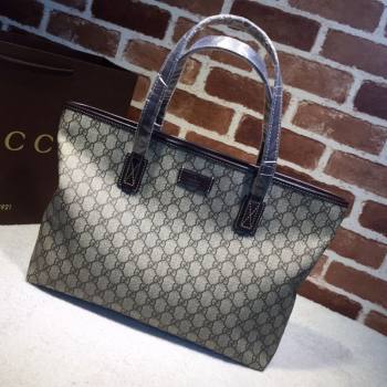 Gucci GG Canvas Tote Bag 211137 Brown 2024 (DLH-240522034)