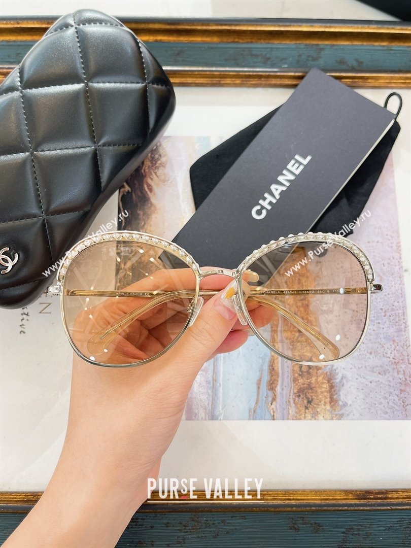 Chanel Pearl Glasses 4246-H 51 2024 (A-24061351)