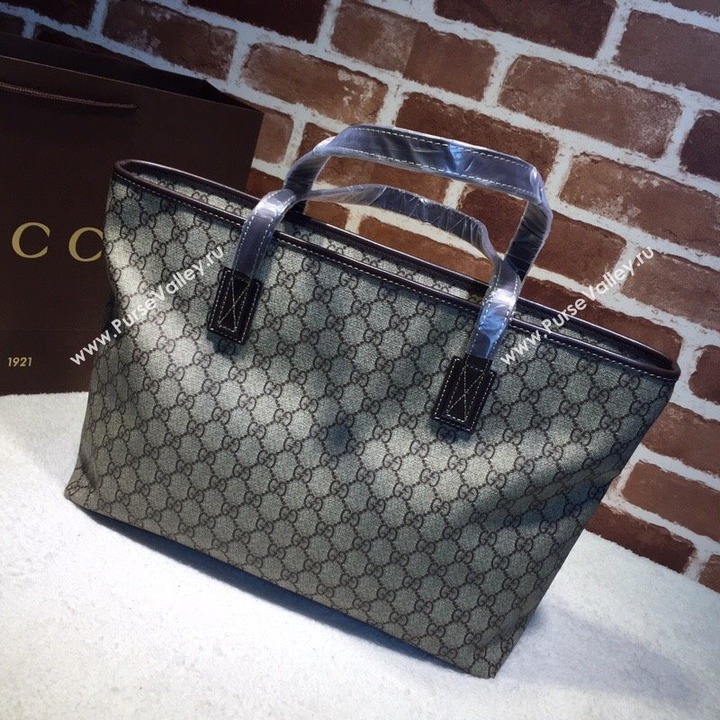 Gucci GG Canvas Tote Bag 211137 Brown 2024 (DLH-240522034)