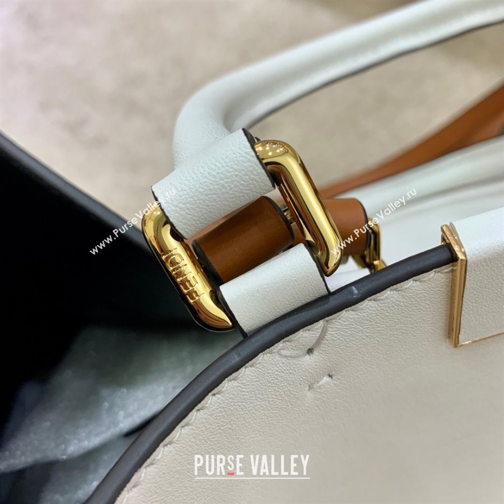 Fendi Large Peekaboo X-Tote Bag White 2021 (AFEI-21031903)