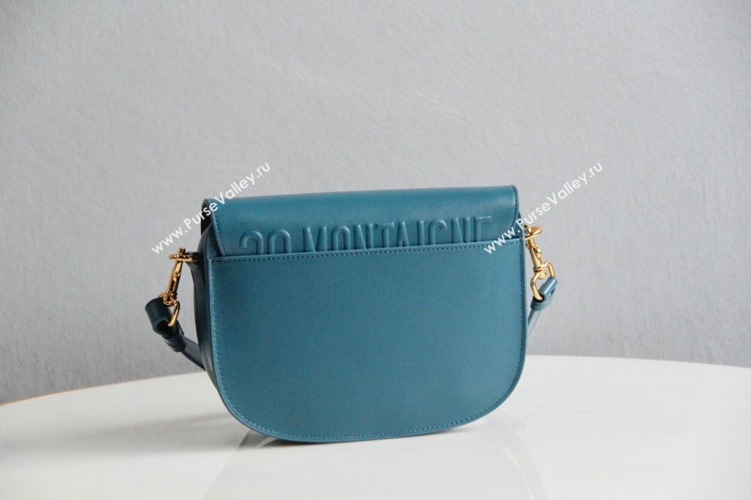 Dior Medium Dior Bobby Bag in Blue Box Calfskin 2024 (DMZ-24073105)