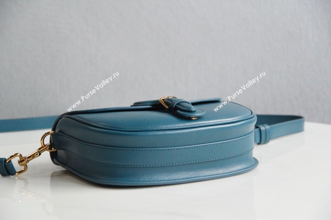 Dior Medium Dior Bobby Bag in Blue Box Calfskin 2024 (DMZ-24073105)