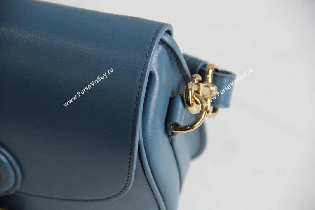 Dior Medium Dior Bobby Bag in Blue Box Calfskin 2024 (DMZ-24073105)