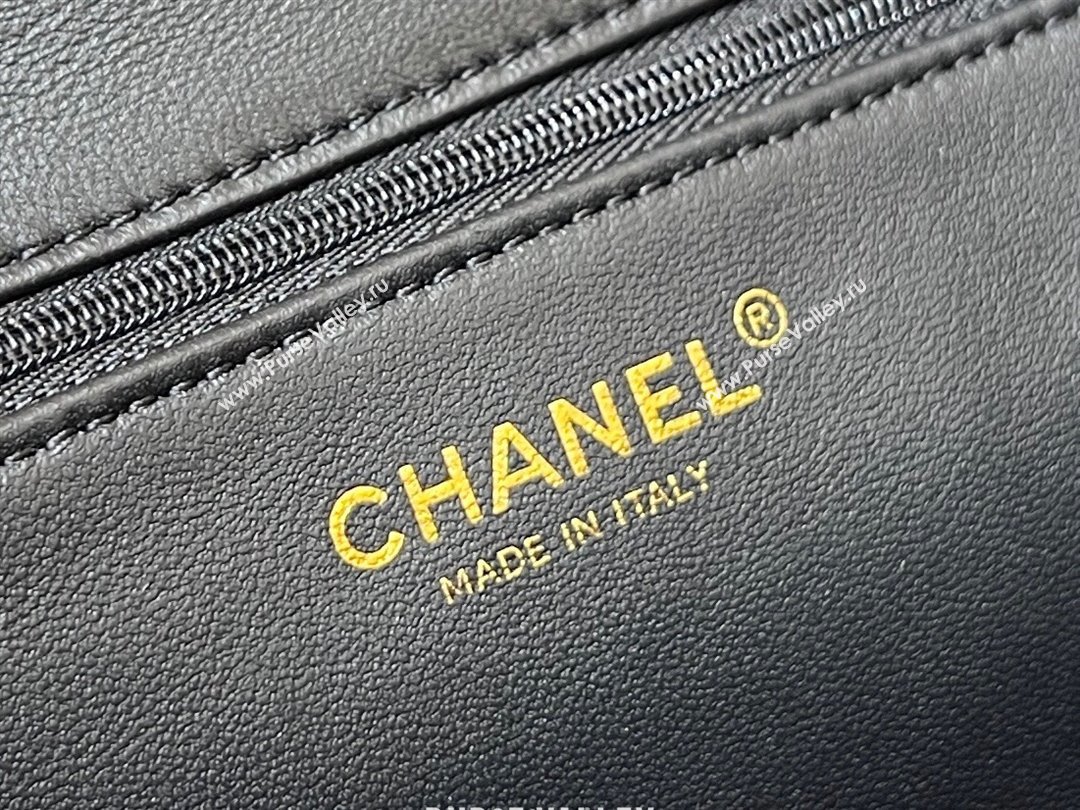 Chanel Shearling Lambskin Flap Bag AS5149 Black 2024 Top Quality (SHUNY-24111109)