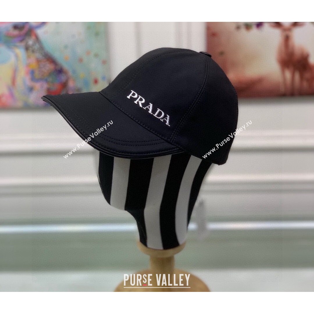 Prada Cotton Baseball Hat Black 2021 11 (XMN-21081839)