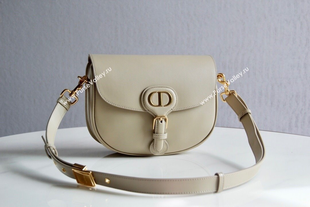 Dior Medium Dior Bobby Bag in Box Calfskin Beige 2024 (DMZ-24073107)