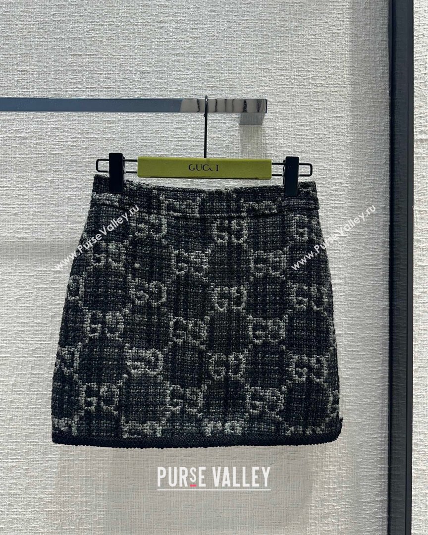 Gucci Wool GG Skirt G022609 2024 (Q-24022609)