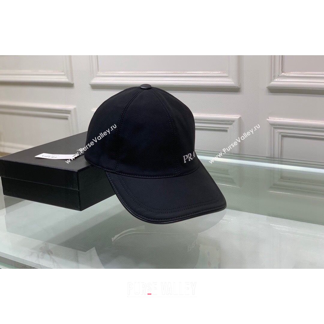 Prada Cotton Baseball Hat Black 2021 11 (XMN-21081839)