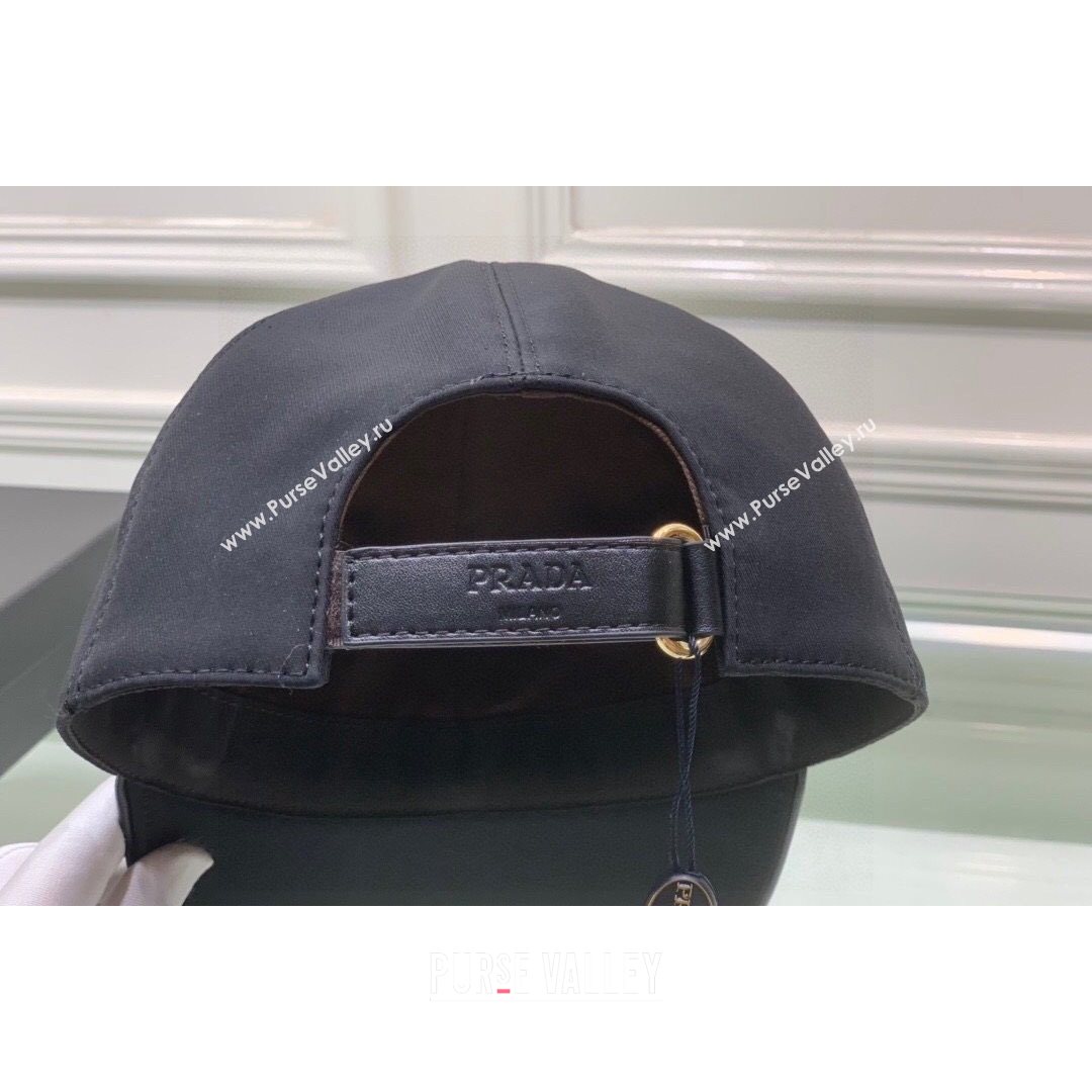 Prada Cotton Baseball Hat Black 2021 11 (XMN-21081839)