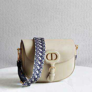 Dior Large Dior Bobby Bag in Box Calfskin Beige 2024 (DMZ-24073108)