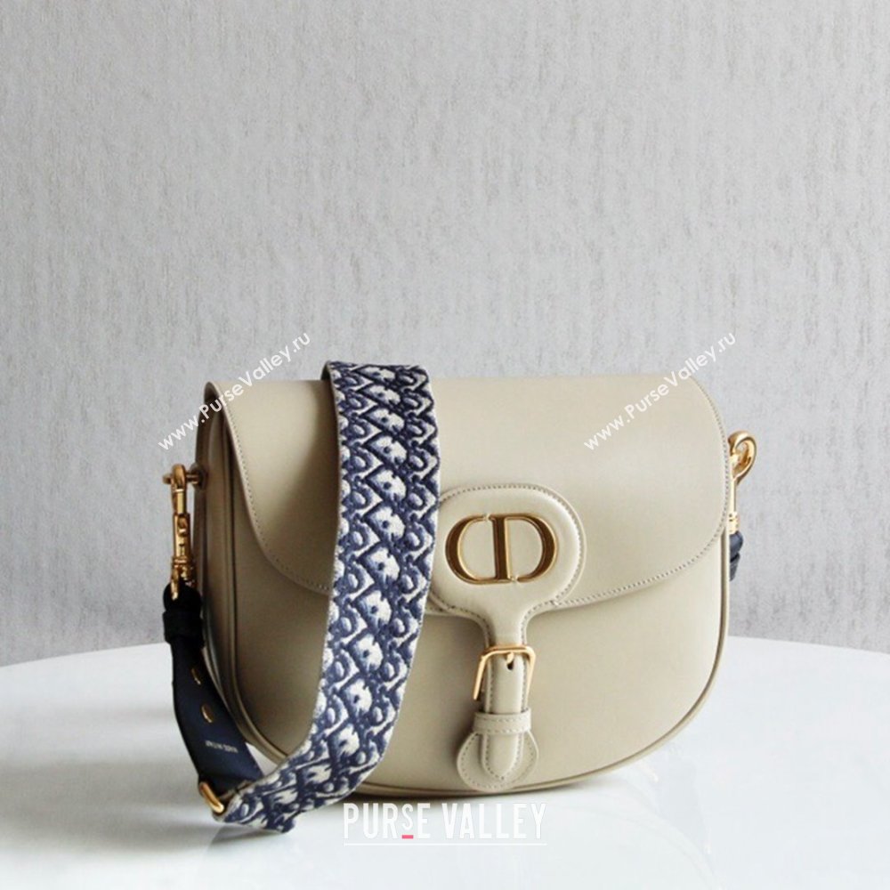 Dior Large Dior Bobby Bag in Box Calfskin Beige 2024 (DMZ-24073108)