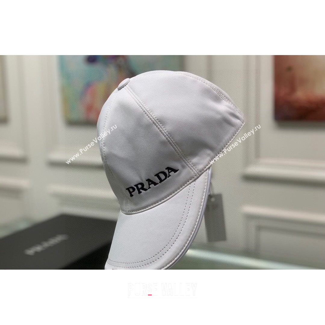 Prada Cotton Baseball Hat White 2021 10 (XMN-21081838)