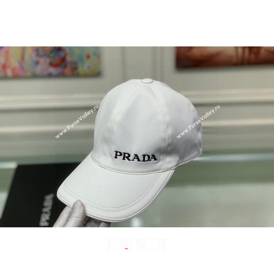 Prada Cotton Baseball Hat White 2021 10 (XMN-21081838)