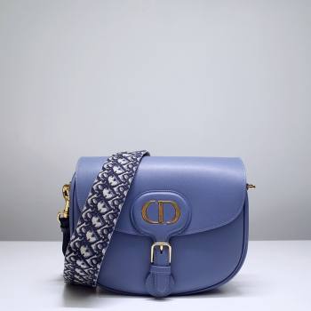 Dior Large Dior Bobby Bag in Box Calfskin Blue 2023 (DMZ-24073111)