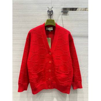Gucci Wool Cardigan G022612 Red 2024 (Q-24022612)
