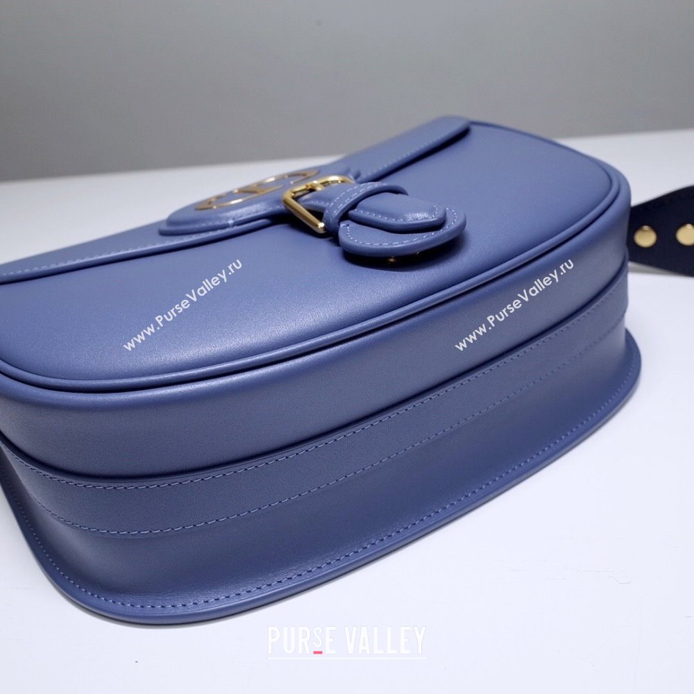 Dior Large Dior Bobby Bag in Box Calfskin Blue 2023 (DMZ-24073111)