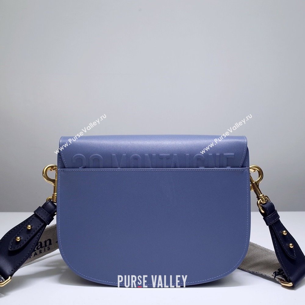 Dior Large Dior Bobby Bag in Box Calfskin Blue 2023 (DMZ-24073111)