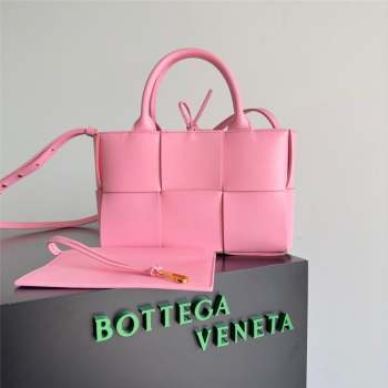 Bottega Veneta Mini Arco Tote Bag in Lambskin 709337 Pink 2023 (MS-23101704)