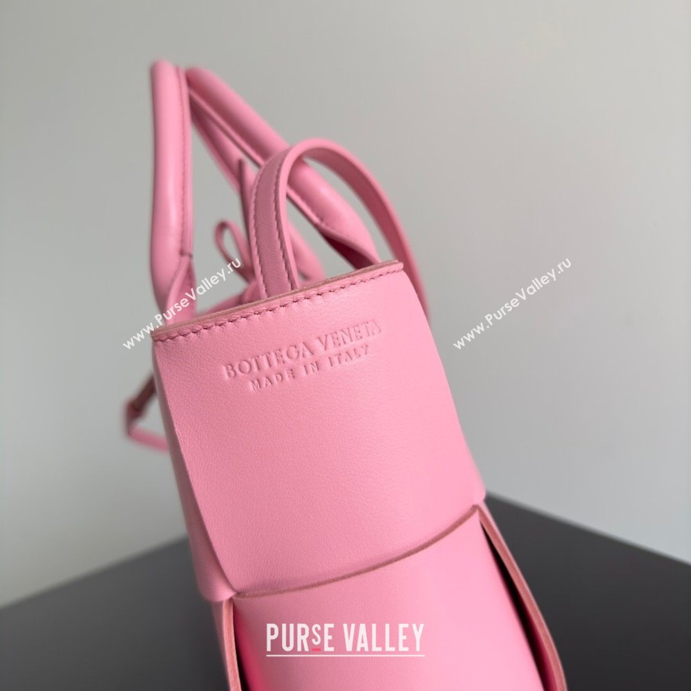 Bottega Veneta Mini Arco Tote Bag in Lambskin 709337 Pink 2023 (MS-23101704)