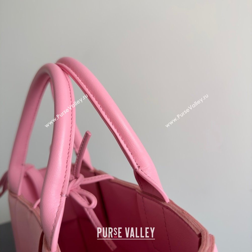 Bottega Veneta Mini Arco Tote Bag in Lambskin 709337 Pink 2023 (MS-23101704)