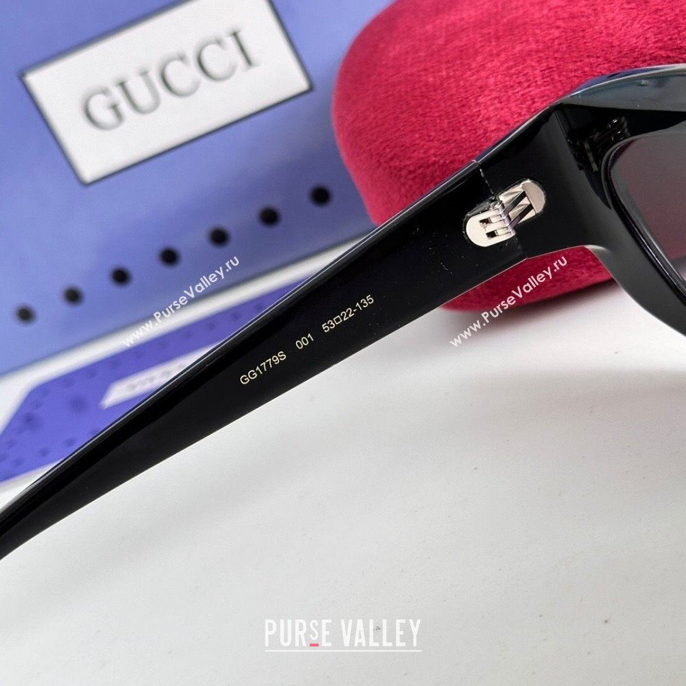 Gucci Sunglasses GG1779S Black 02 2024 (A-24061387)