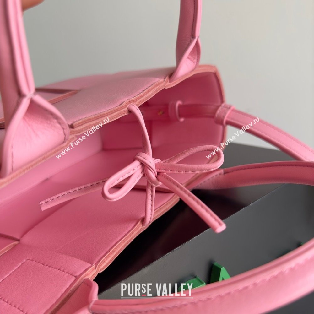 Bottega Veneta Mini Arco Tote Bag in Lambskin 709337 Pink 2023 (MS-23101704)