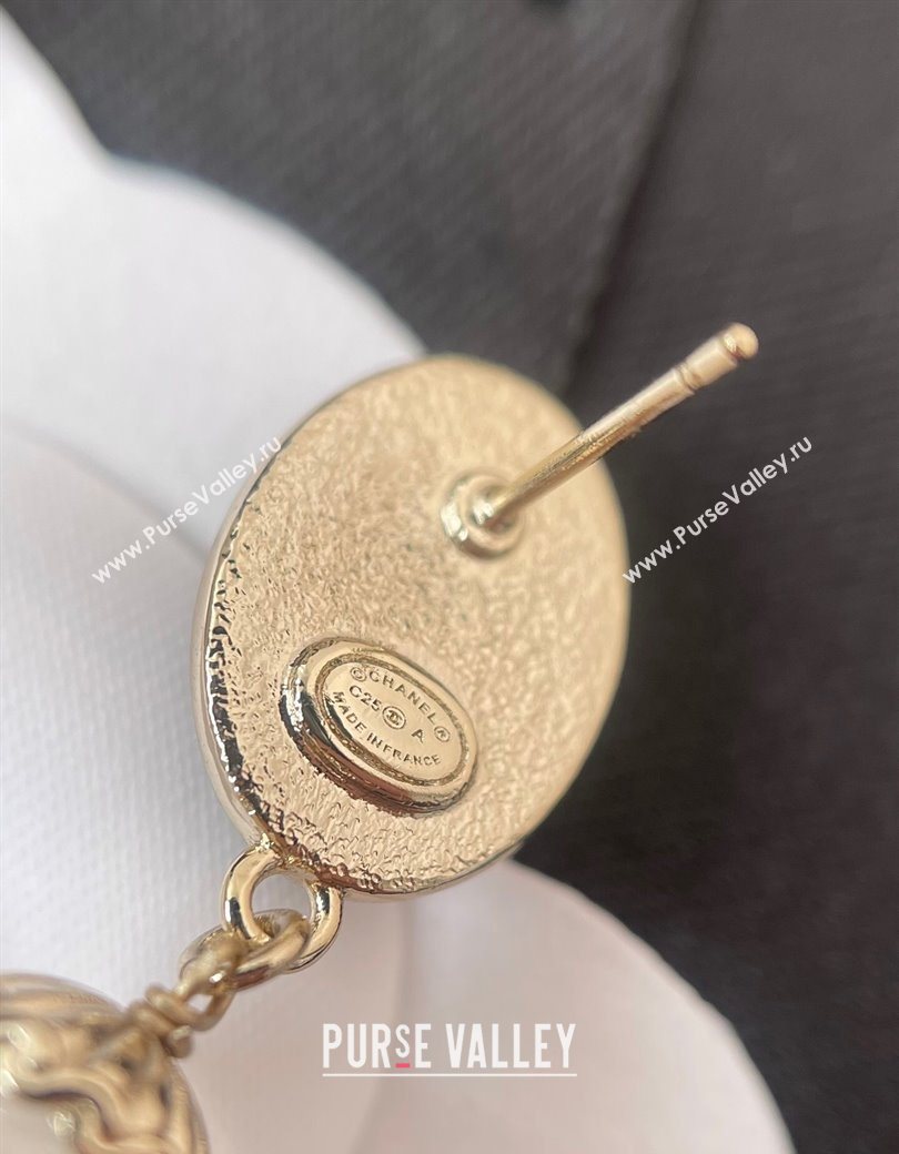 Chanel Long Earrings Black 2025 0725 (YF-250725133)