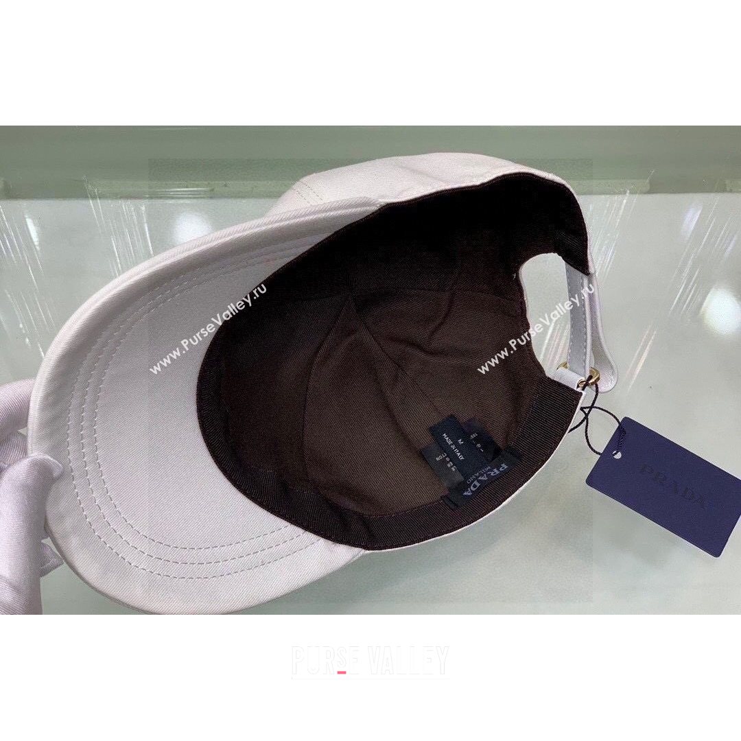 Prada Cotton Baseball Hat White 2021 13 (XMN-21081843)