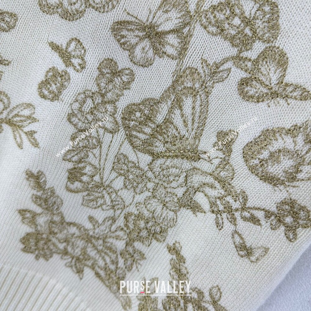 Dior Cashmere Short-sleeved Sweater D022617 Beige 2024 (Q-24022617)