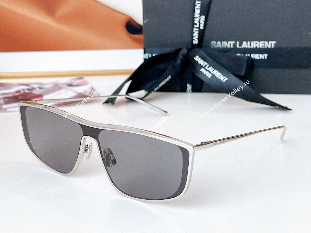 Saint Laurent Sunglasses SL609 Silver/Grey 2024 (A-24062018)