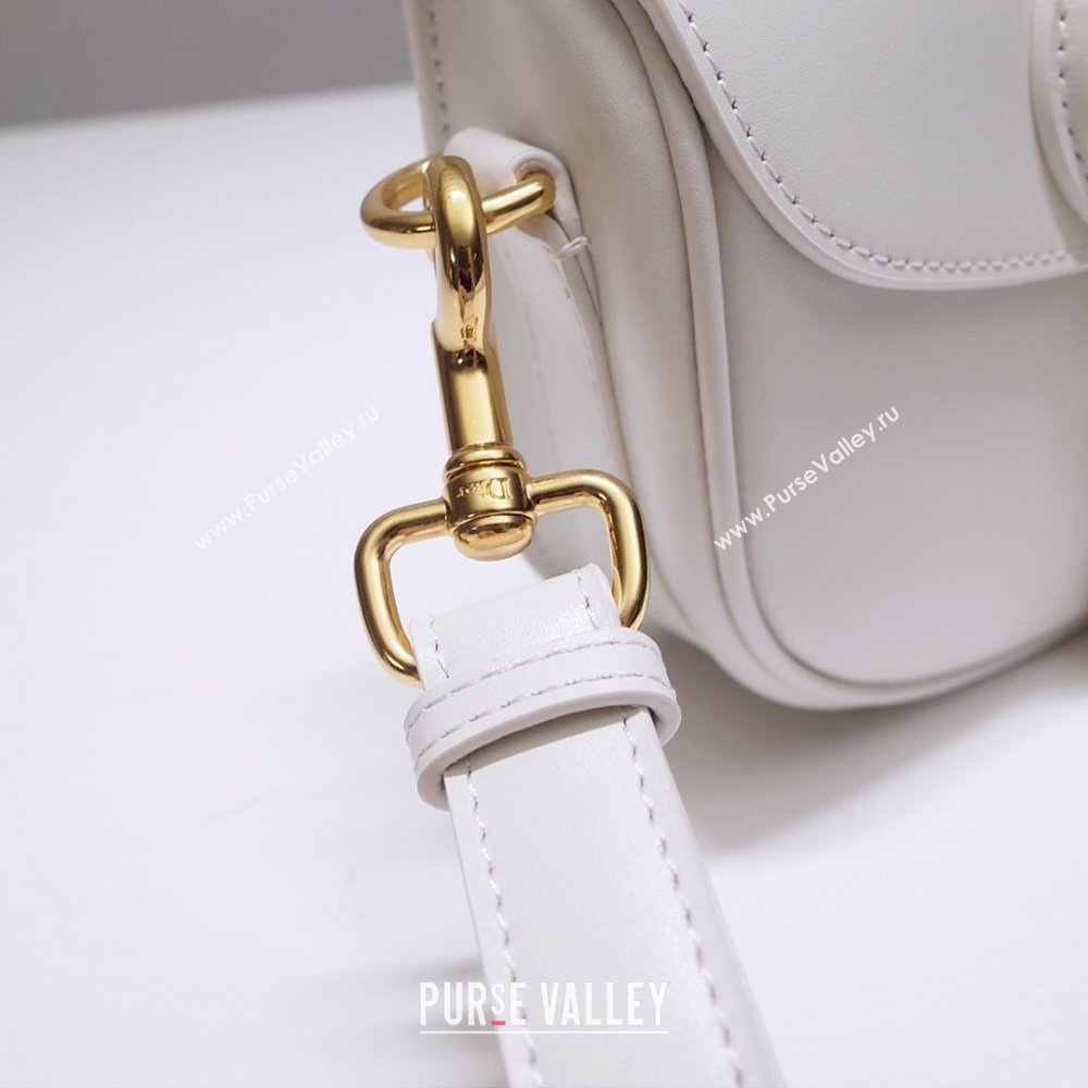 Dior Small Dior Bobby Bag in Box Calfskin White 2024 (DMZ-24073115)